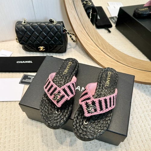 Chanel Slippers For Women #1232131 $96.00 USD, Wholesale Replica Chanel Slippers