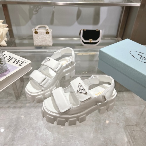 Prada Sandal For Women #1232132 $98.00 USD, Wholesale Replica Prada Sandal