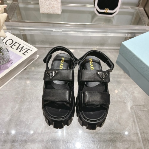 Replica Prada Sandal For Women #1232134 $98.00 USD for Wholesale