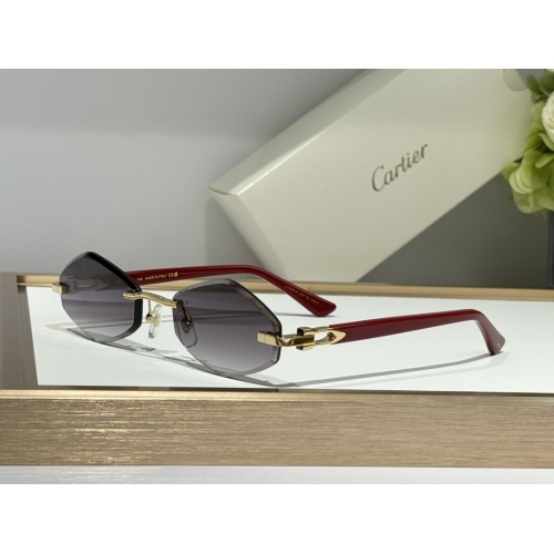 Cartier AAA Quality Sunglassess #1232137 $60.00 USD, Wholesale Replica Cartier AAA Quality Sunglassess