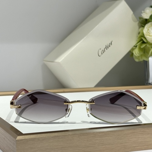 Replica Cartier AAA Quality Sunglassess #1232137 $60.00 USD for Wholesale