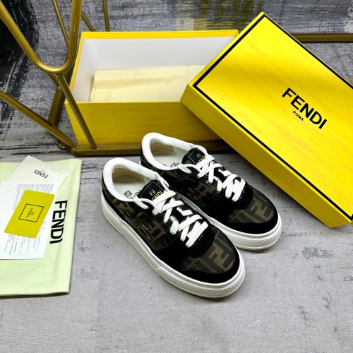 Replica Fendi Casual Shoes For Women #1232145 $102.00 USD for Wholesale