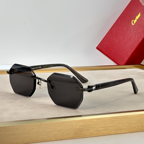 Cartier AAA Quality Sunglassess #1232150 $64.00 USD, Wholesale Replica Cartier AAA Quality Sunglassess