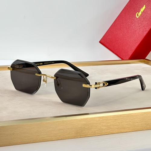 Cartier AAA Quality Sunglassess #1232151 $64.00 USD, Wholesale Replica Cartier AAA Quality Sunglassess