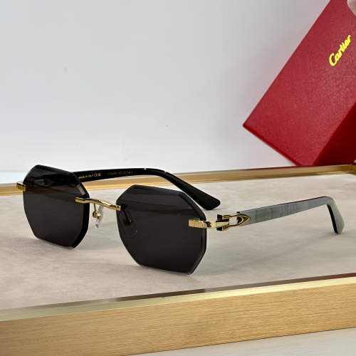 Cartier AAA Quality Sunglassess #1232152 $64.00 USD, Wholesale Replica Cartier AAA Quality Sunglassess