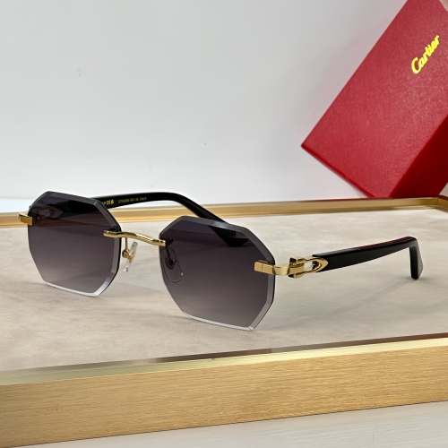 Cartier AAA Quality Sunglassess #1232153 $64.00 USD, Wholesale Replica Cartier AAA Quality Sunglassess