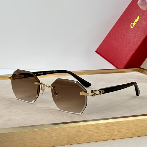 Cartier AAA Quality Sunglassess #1232155 $64.00 USD, Wholesale Replica Cartier AAA Quality Sunglassess