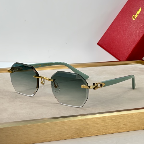 Cartier AAA Quality Sunglassess #1232156 $64.00 USD, Wholesale Replica Cartier AAA Quality Sunglassess