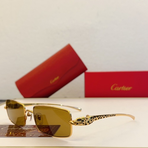 Cartier AAA Quality Sunglassess #1232157 $60.00 USD, Wholesale Replica Cartier AAA Quality Sunglassess