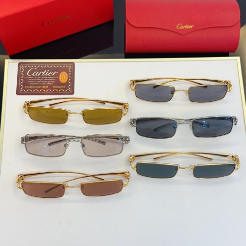 Replica Cartier AAA Quality Sunglassess #1232160 $60.00 USD for Wholesale