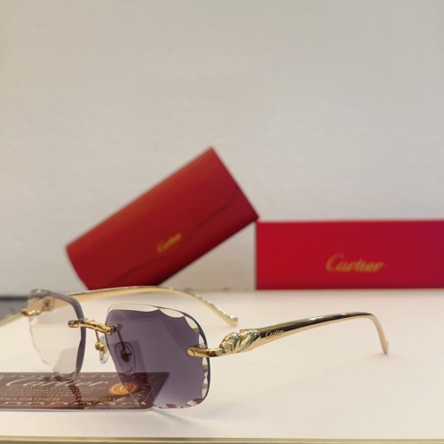 Cartier AAA Quality Sunglassess #1232163 $68.00 USD, Wholesale Replica Cartier AAA Quality Sunglassess