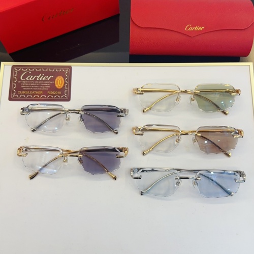 Replica Cartier AAA Quality Sunglassess #1232163 $68.00 USD for Wholesale