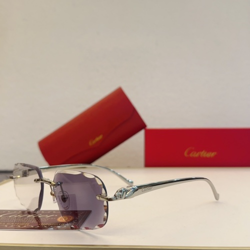 Cartier AAA Quality Sunglassess #1232165 $68.00 USD, Wholesale Replica Cartier AAA Quality Sunglassess