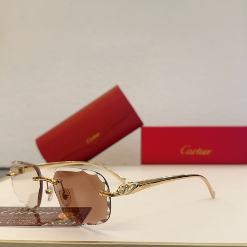 Cartier AAA Quality Sunglassess #1232168 $68.00 USD, Wholesale Replica Cartier AAA Quality Sunglassess