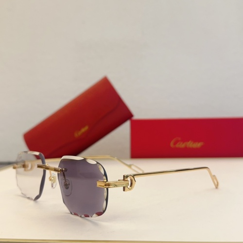 Cartier AAA Quality Sunglassess #1232170 $68.00 USD, Wholesale Replica Cartier AAA Quality Sunglassess