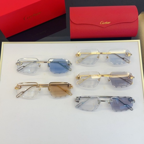 Replica Cartier AAA Quality Sunglassess #1232170 $68.00 USD for Wholesale