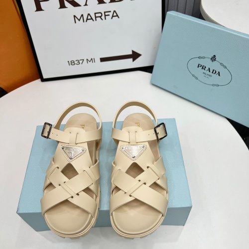 Replica Prada Sandal For Women #1232185 $88.00 USD for Wholesale