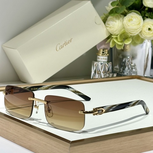 Cartier AAA Quality Sunglassess #1232192 $56.00 USD, Wholesale Replica Cartier AAA Quality Sunglassess