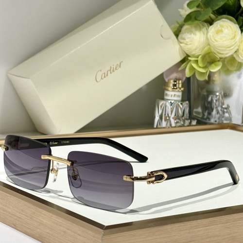 Cartier AAA Quality Sunglassess #1232194 $56.00 USD, Wholesale Replica Cartier AAA Quality Sunglassess