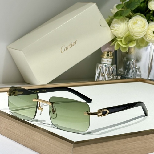 Cartier AAA Quality Sunglassess #1232195 $56.00 USD, Wholesale Replica Cartier AAA Quality Sunglassess