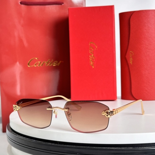 Cartier AAA Quality Sunglassess #1232211 $64.00 USD, Wholesale Replica Cartier AAA Quality Sunglassess