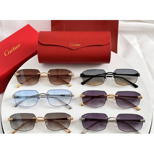 Replica Cartier AAA Quality Sunglassess #1232213 $64.00 USD for Wholesale