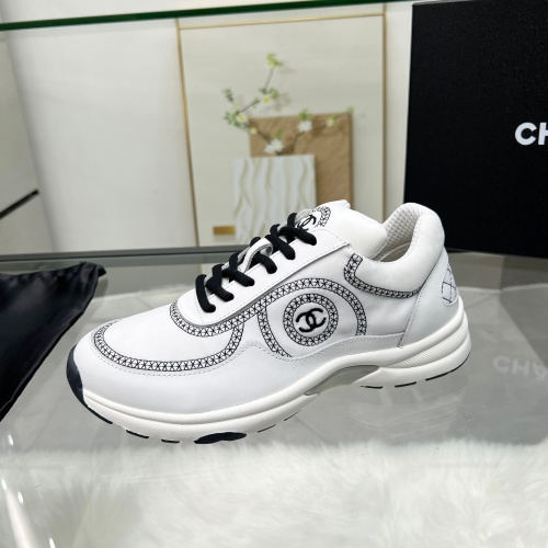 Replica Chanel Casual Shoes For Women #1232218 $98.00 USD for Wholesale