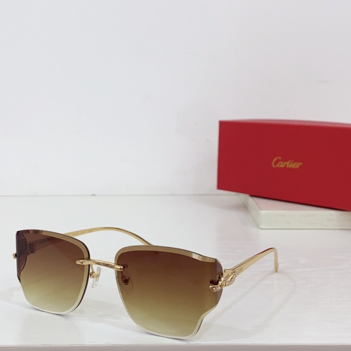 Cartier AAA Quality Sunglassess #1232224 $64.00 USD, Wholesale Replica Cartier AAA Quality Sunglassess