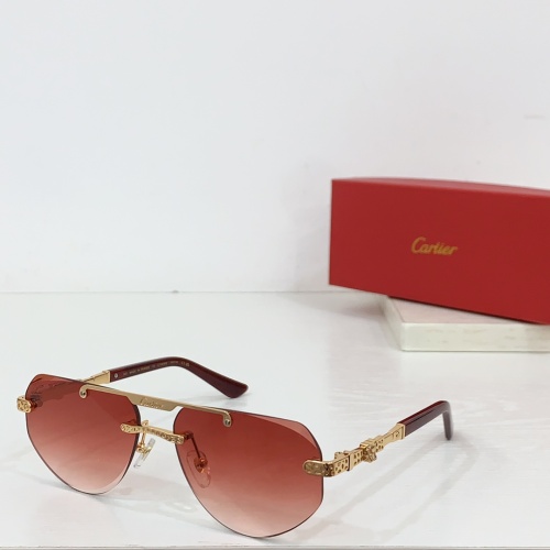 Cartier AAA Quality Sunglassess #1232234 $60.00 USD, Wholesale Replica Cartier AAA Quality Sunglassess