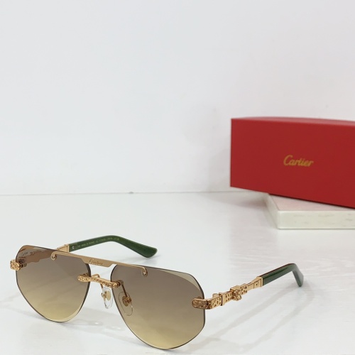 Cartier AAA Quality Sunglassess #1232235 $60.00 USD, Wholesale Replica Cartier AAA Quality Sunglassess