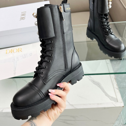 Replica Christian Dior Boots For Women #1232239 $128.00 USD for Wholesale