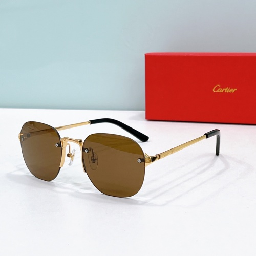 Cartier AAA Quality Sunglassess #1232243 $52.00 USD, Wholesale Replica Cartier AAA Quality Sunglassess