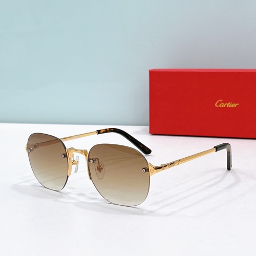 Cartier AAA Quality Sunglassess #1232245 $52.00 USD, Wholesale Replica Cartier AAA Quality Sunglassess