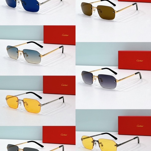 Replica Cartier AAA Quality Sunglassess #1232249 $52.00 USD for Wholesale