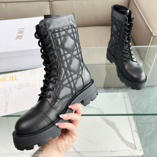 Replica Christian Dior Boots For Women #1232253 $128.00 USD for Wholesale