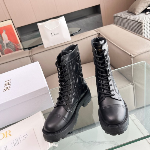 Replica Christian Dior Boots For Women #1232253 $128.00 USD for Wholesale