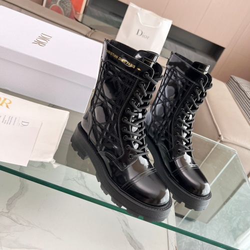 Replica Christian Dior Boots For Women #1232257 $128.00 USD for Wholesale