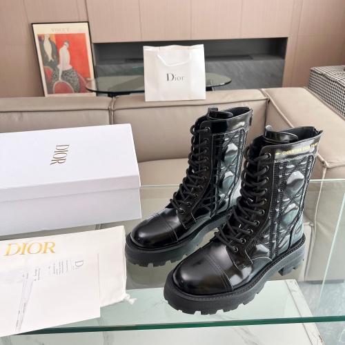 Replica Christian Dior Boots For Women #1232257 $128.00 USD for Wholesale