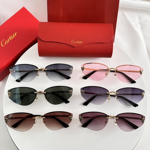 Replica Cartier AAA Quality Sunglassess #1232259 $52.00 USD for Wholesale