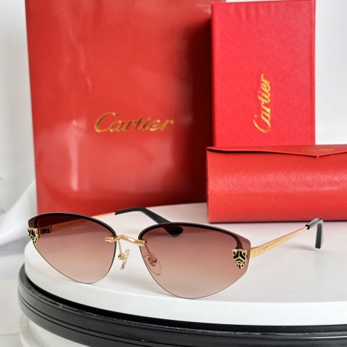 Cartier AAA Quality Sunglassess #1232260 $52.00 USD, Wholesale Replica Cartier AAA Quality Sunglassess