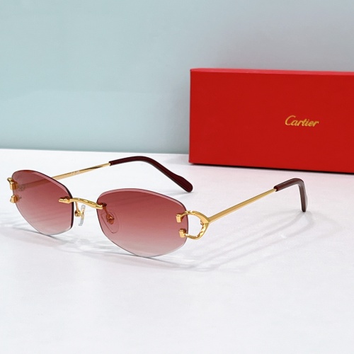 Cartier AAA Quality Sunglassess #1232268 $52.00 USD, Wholesale Replica Cartier AAA Quality Sunglassess