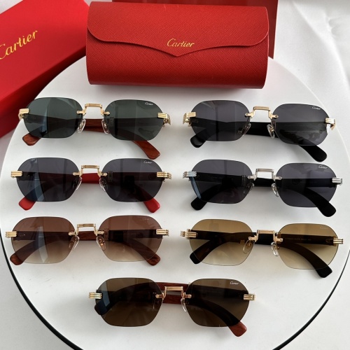 Replica Cartier AAA Quality Sunglassess #1232279 $52.00 USD for Wholesale