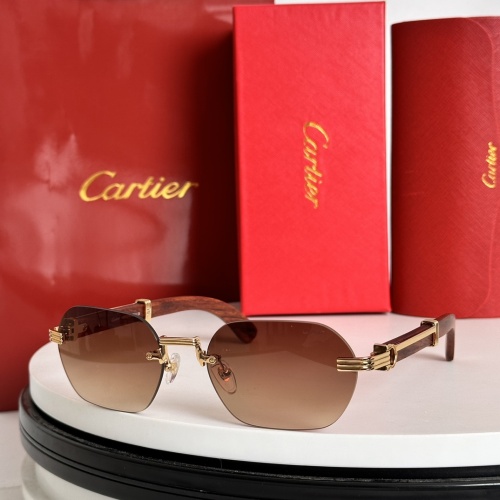 Cartier AAA Quality Sunglassess #1232282 $52.00 USD, Wholesale Replica Cartier AAA Quality Sunglassess