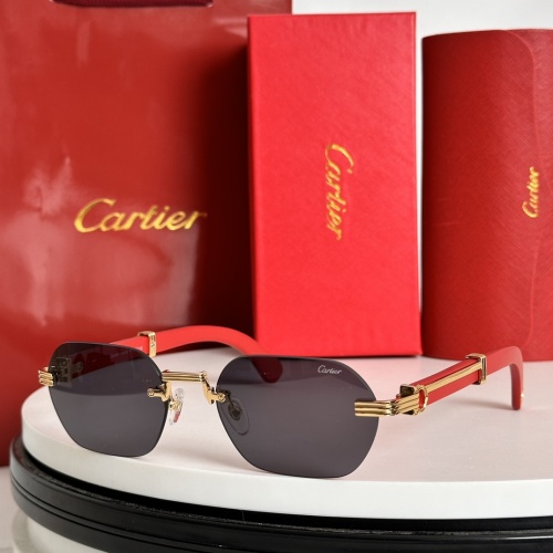 Cartier AAA Quality Sunglassess #1232284 $52.00 USD, Wholesale Replica Cartier AAA Quality Sunglassess