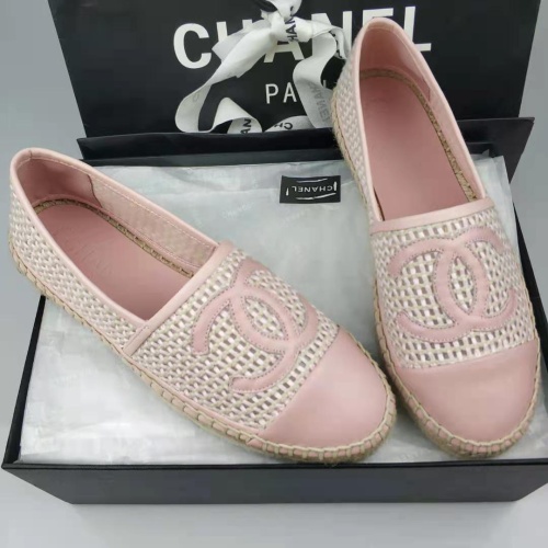 Replica Chanel Flat Shoes For Women #1232289 $72.00 USD for Wholesale