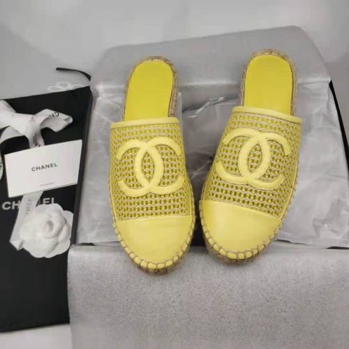 Chanel Slippers For Women #1232293 $72.00 USD, Wholesale Replica Chanel Slippers