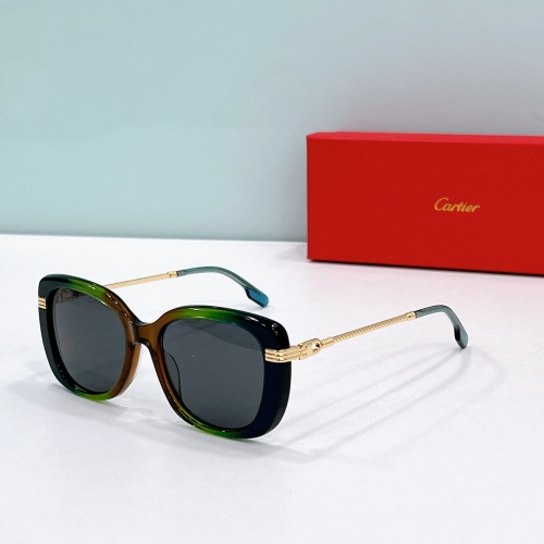 Cartier AAA Quality Sunglassess #1232306 $48.00 USD, Wholesale Replica Cartier AAA Quality Sunglassess