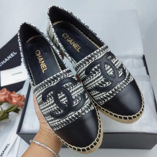 Replica Chanel Flat Shoes For Women #1232318 $76.00 USD for Wholesale