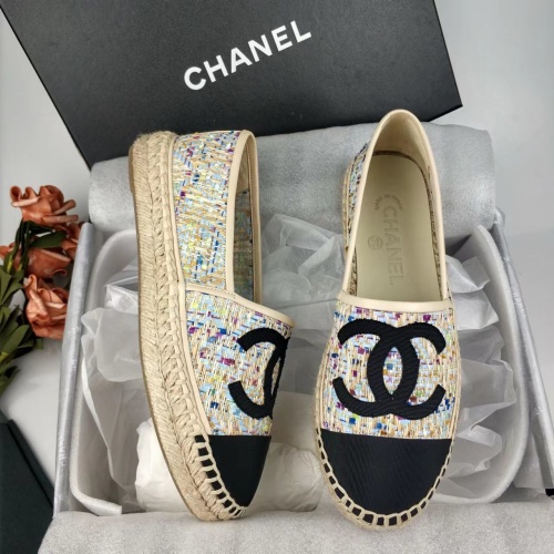 Chanel Flat Shoes For Women #1232320 $76.00 USD, Wholesale Replica Chanel Flat Shoes