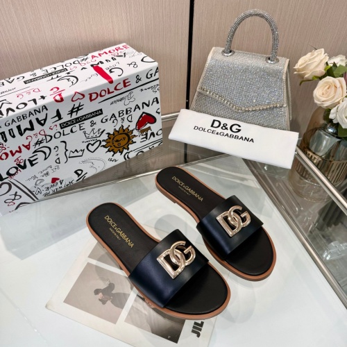 Dolce &amp; Gabbana D&amp;G Slippers For Women #1232324 $82.00 USD, Wholesale Replica Dolce &amp; Gabbana D&amp;G Slippers